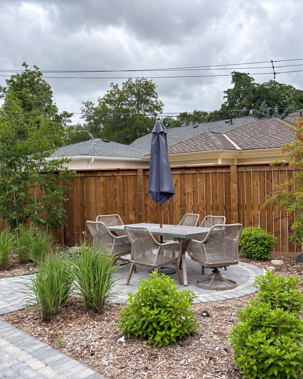 Limitless Landscaping softscaping and patio project in Winnipeg, Manitoba