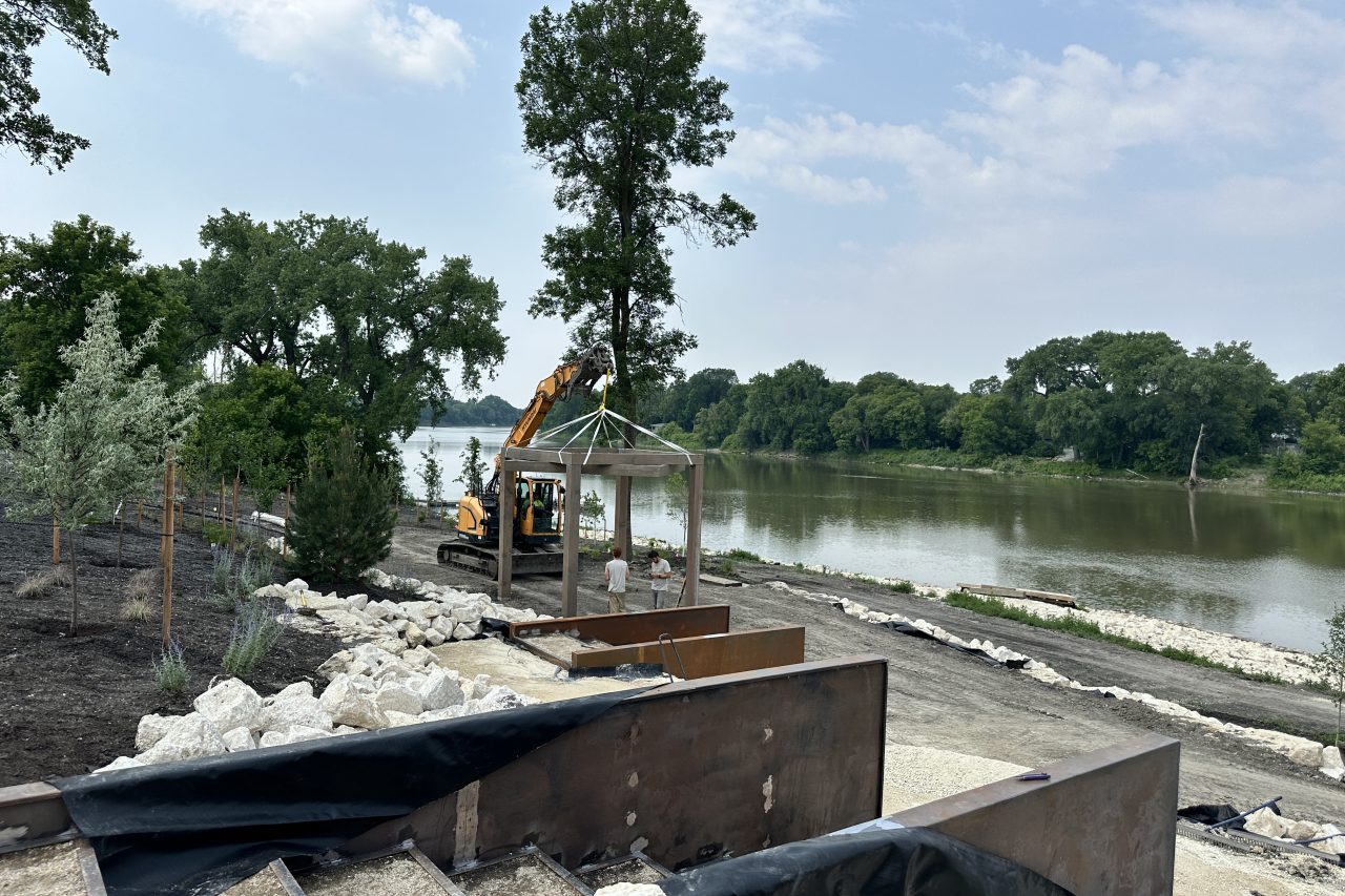 Limitless Landscaping hardscaping and landscape construction project on Henderson Hwy, Winnipeg, Manitoba